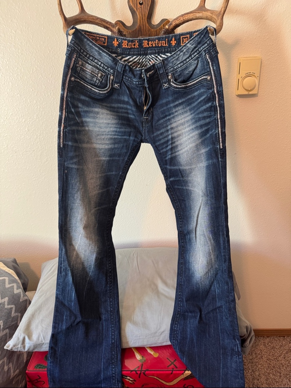 Rock Revival womens Indigo Washed Bootcut Jeans